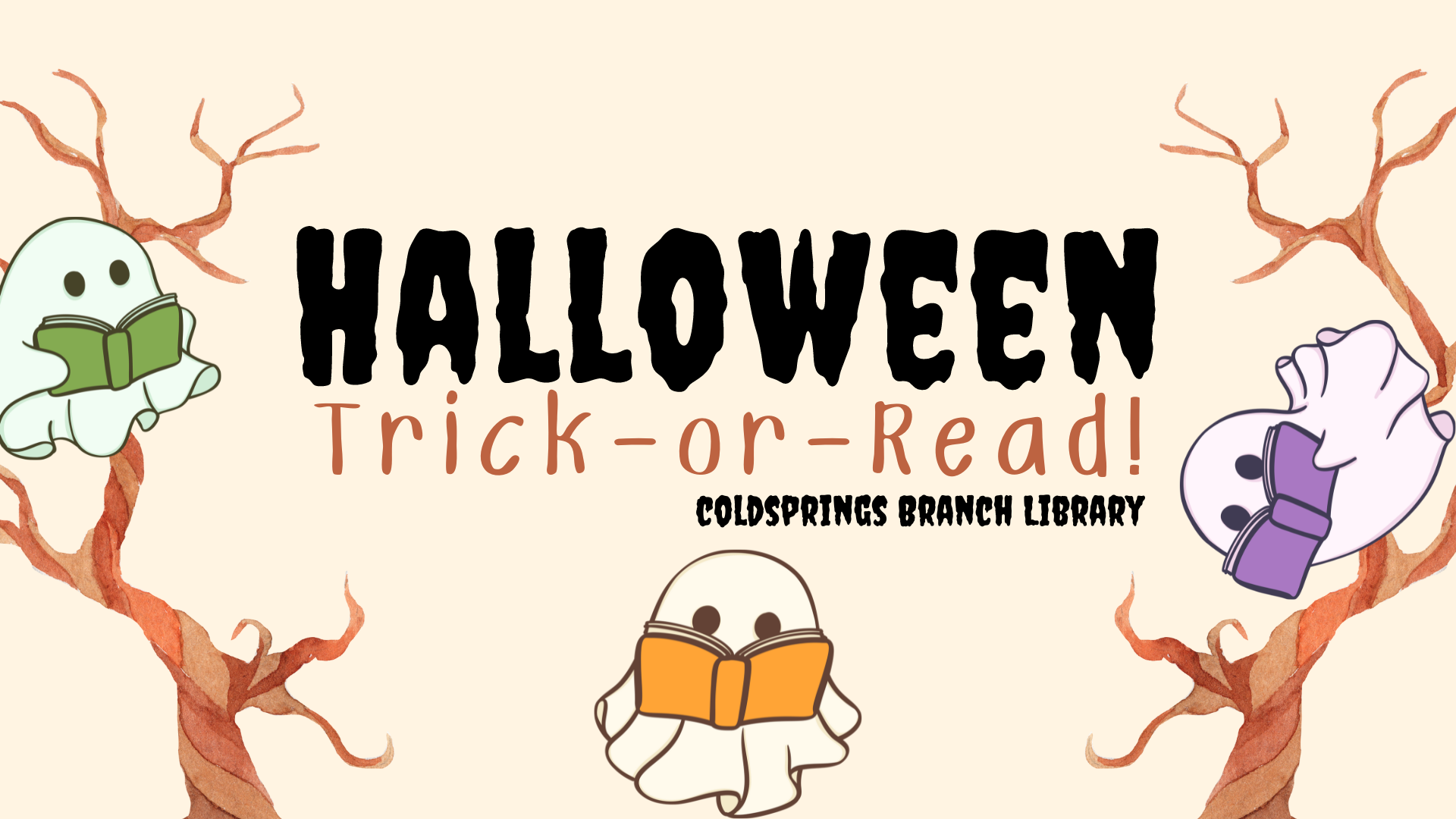 Halloween Trick-Or-Read Coldsprings Branch Library