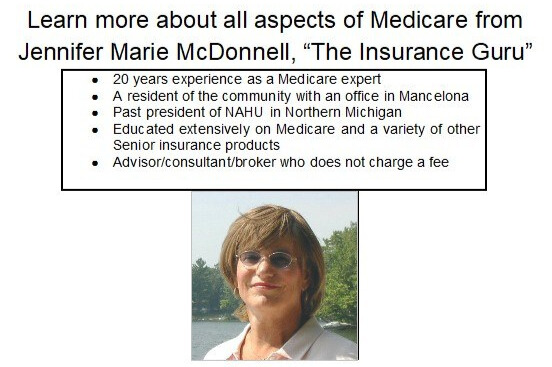 Learn more about all aspects of Medicaire from Jennifer Marie McDonnell, "The Insurance Guru"