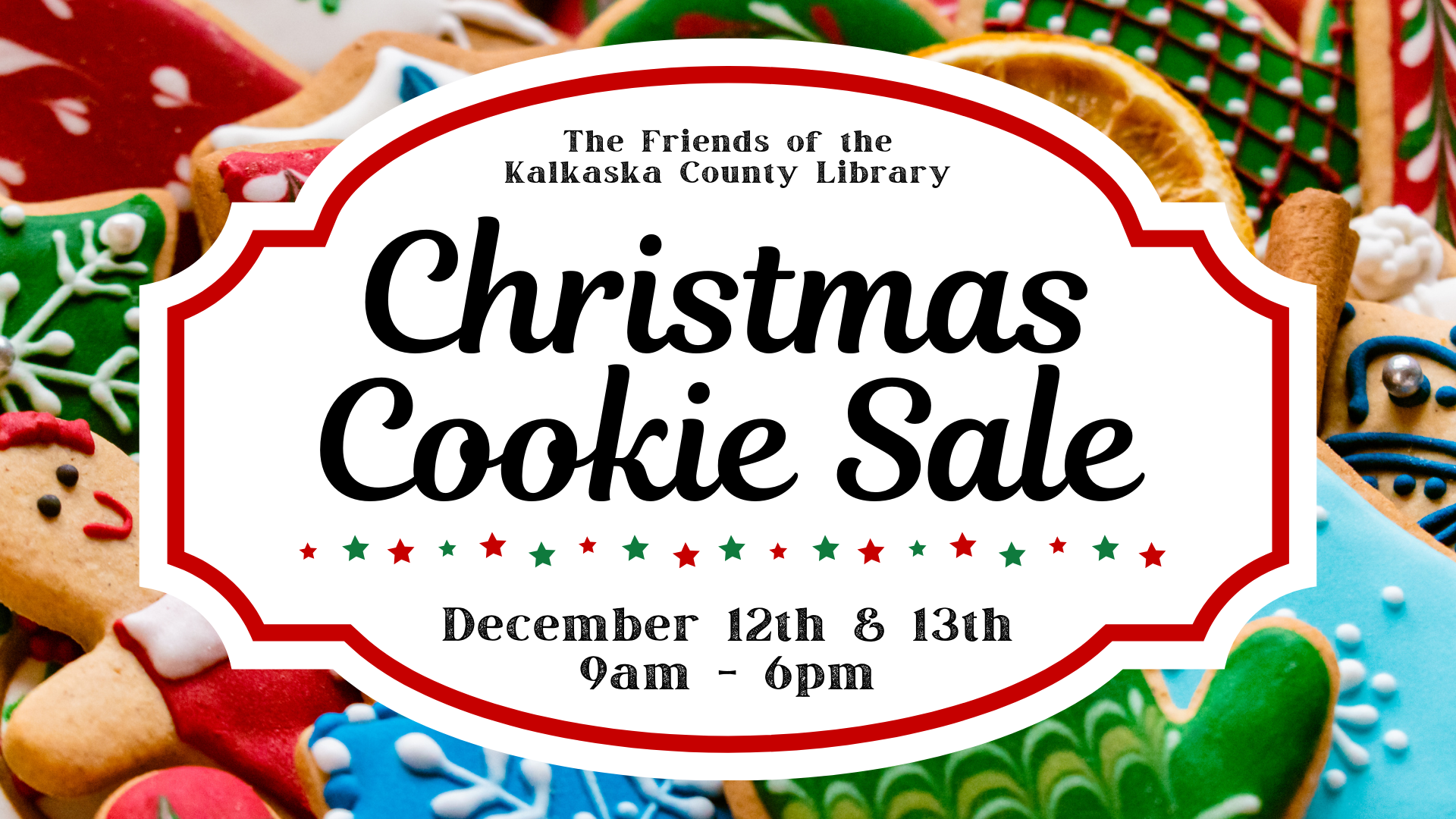 Christmas Cookie Sale